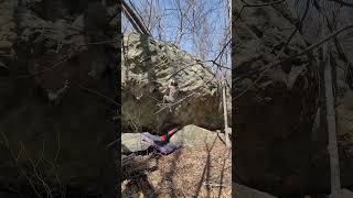 Shenandoah National Park Bouldering - Liquid Hot Magma Sit