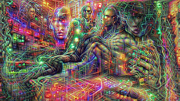 Deeper into the Matrix - 4k Generative Art Animation (VQGAN+CLIP) via PYTTI (Python Text to Image)