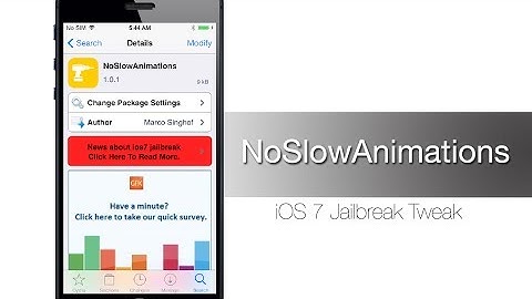 NoSlowAnimations iOS 7 Jailbreak Tweak: Hands-on - iPhone Hacks
