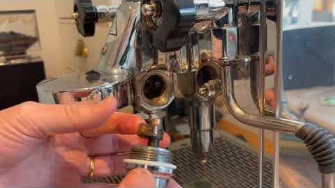Lubricating an ECM Barista Machine Brew Lever