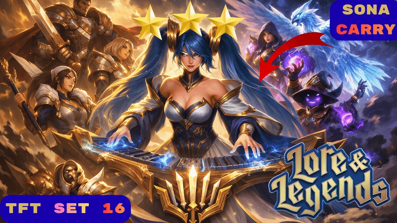 Сона 1v9?! Hyper Carry Build с 7 Demacia & 4 Invoker (TFT Meta Guide)