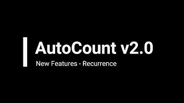 AutoCount v2 New Features - Recurrence (中文) by CY-GRP.com