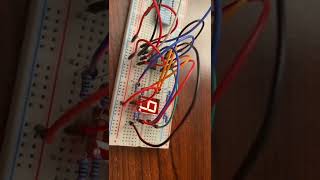 Raspberry Pi 4 Model B 7-segment led display 0-9 & a-z