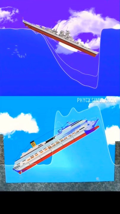 Tsunami wave ship