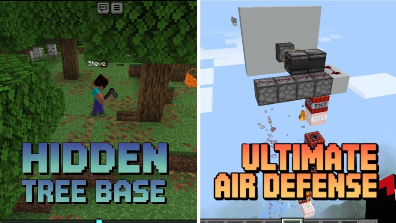 Best Base Defenses and Entrances in Minecraft - YouTube