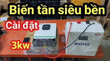 Shop Solar - Cài đặt biến tần  CPE 3kw, lưu trữ độc lập, quá tuyệt vời