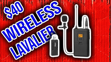 $40 Wireless Lavalier.  Distance and wind test.