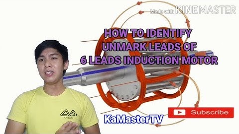 How to identify unmark leads of 6 leads induction Motor