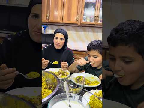 ام نمر اكلنا مقلوبة لحمة فاخر من الاخر