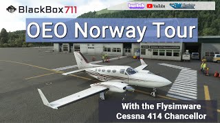 MSFS | Cessna 414 | OEO Norway Tour | Multiplayer