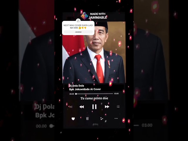 Lirik Lagu Dj Dola Dola Cover Jokowidodo 🤓😱 #djdoladola #doladola #jokowiaicover #jokowi #jokowidodo class=