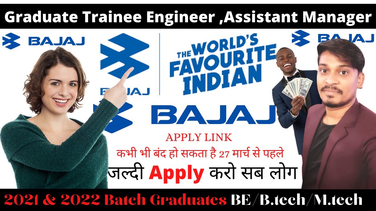 Bajaj Auto off Campus Drive Graduate Trainee Engineer/Assistant Manager ...