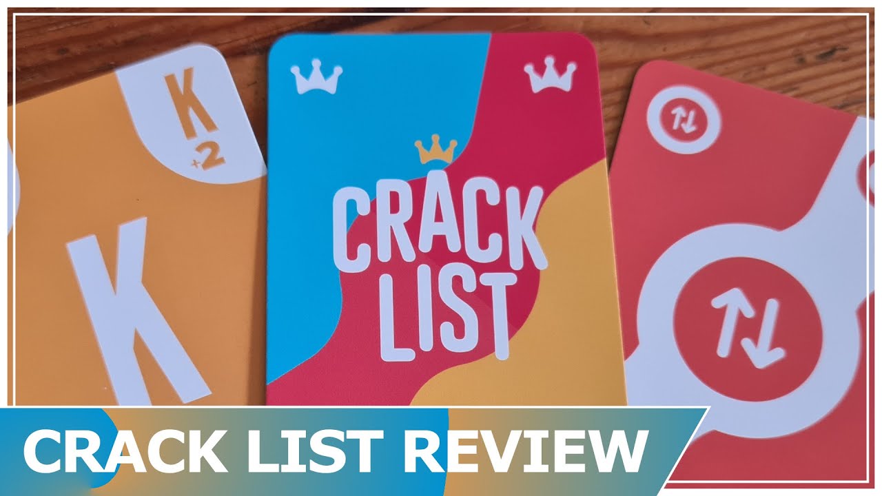 Crack List I Board Game