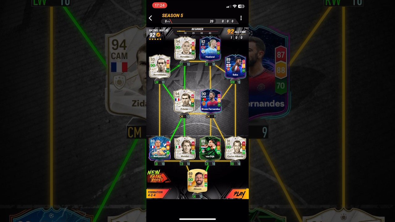 THE BEST UPDATED 92 RATED FATAL TEAM FOR MADFUT 24 SEASON 5!!!