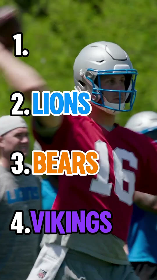NFC North Rankings shorts YouTube
