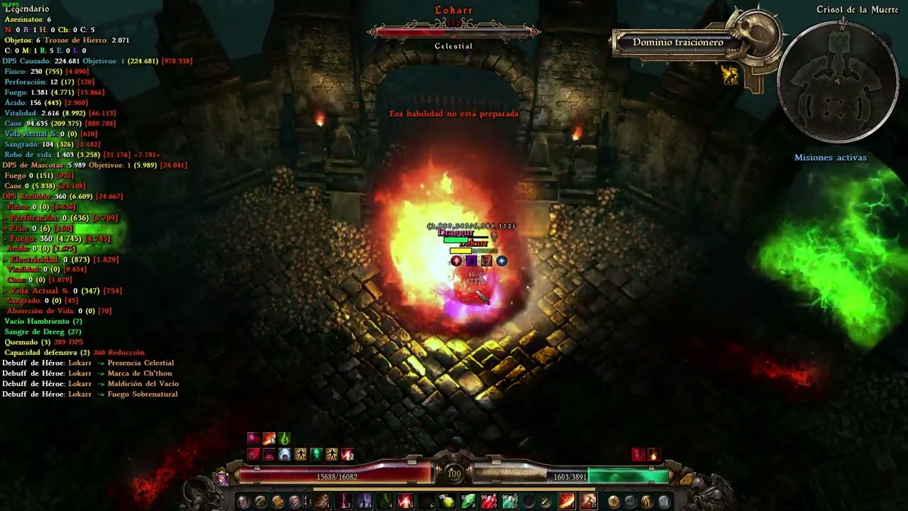 Sentinel (DW-Righteous Fervor-Full Caos) vs Lokarr