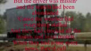 Video thumbnail of "Roll On (Eighteen Wheeler) - Alabama - Lyrics"