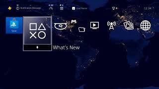 360 Earth at Night PS4 Theme