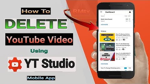 How To DELETE YouTube VIDEO in YT Studio