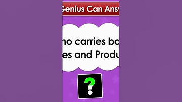 ONLY A GENIUS CAN ANSWER THIS RIDDLE!