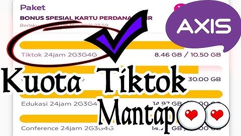 CONFIG TIKTOK AXIS TERBARU 2021 HTTP INJECTOR