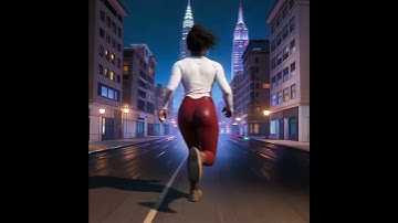 Isabel Run around the World in 1 min👀🏃🏾‍♀️ #nycmodel #fashion #speed