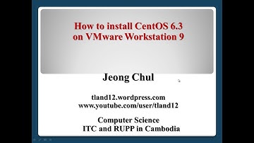 How to install CentOS 6.3 on VMware Workstation 9