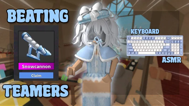 BEATING TEAMERS WITH SNOWCANNON (INSANE SHOTS) + KEYBOARD ASMR
