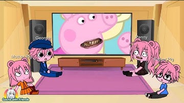 |Gacha Club| 🐷 Roblox Peppa Pig Family Reacts to Funny Piggy Memes Part 3