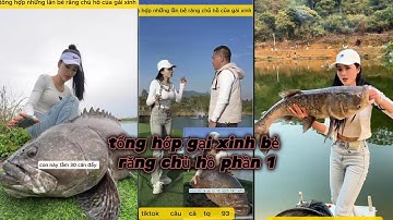 tổng hợp những nhưng pha gái xinh đi câu cá to và bẻ răng chủ hồ phần 1  #fishing #cauca #short