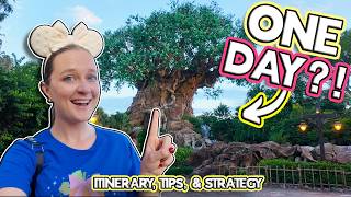 Best ONE DAY at Disney's Animal Kingdom! (Itinerary Strategy, Rides, & Tips)