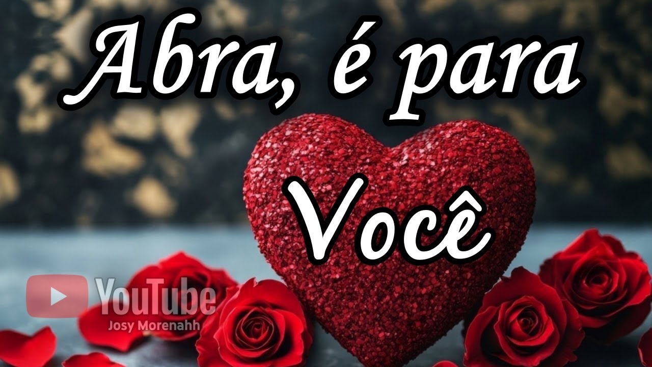 Uma mensagem que fará você acreditar no amor verdadeiro 💕 Abra, é para você 🌹