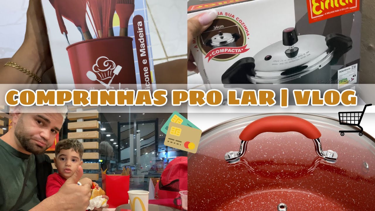 NOSSAS COMPRINHAS PRO LAR | FOMOS AO MC DONALDS | OQUE COMPRAMOS?! | A ...