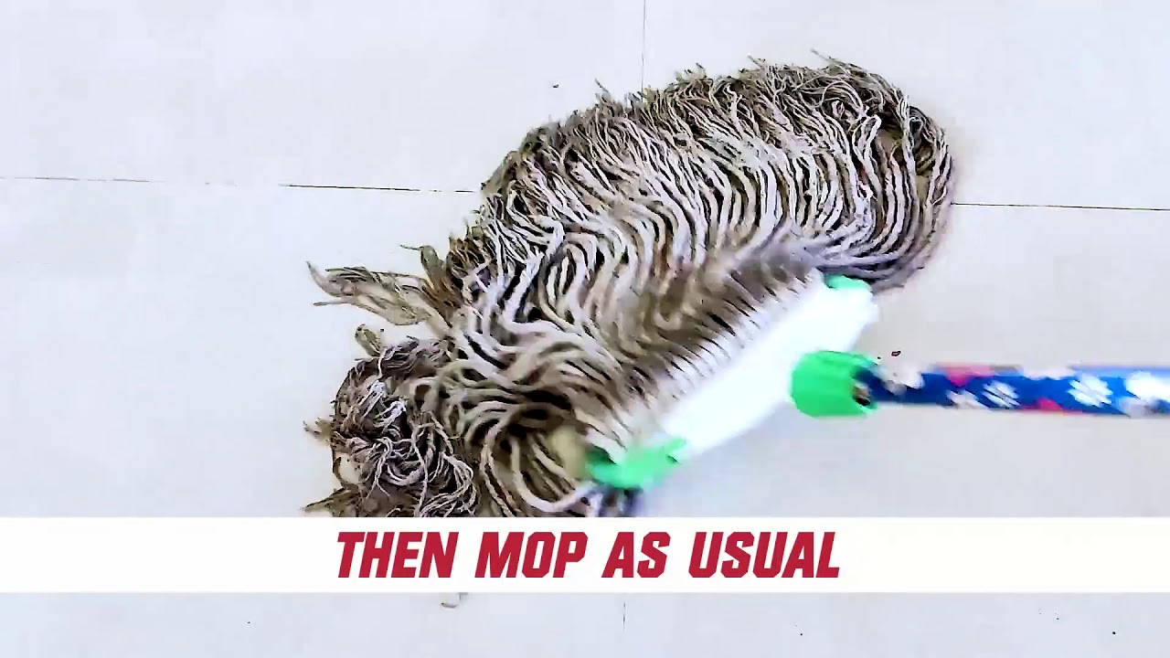 How to mop filthy floor effectively? - YouTube