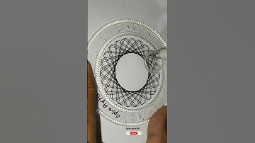 So satisfying asmr spirograph drawing ❣️❣️. #asmrart #asmr #relaxing #spirograph #asmrdrawing