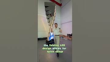 Mechanical LED screen makes more possibilities! #leddisplay #ledwall #ledscreen