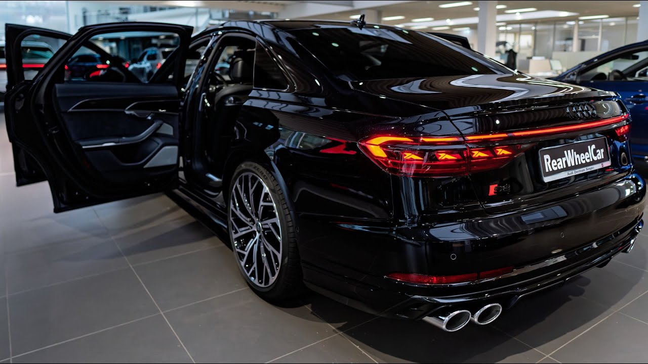 2025 Audi S8 - The Brutal V8 563 HP Luxury SHIP in detail ! - Sound, Interior and Exterior