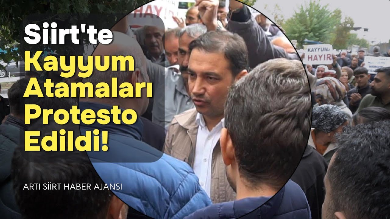 Siirt'te Kayyum Protestosu!
