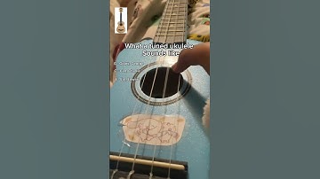 Thumbnail of What a tuned ukulele sounds like #ukulele #tuning #tutorial #music #easy