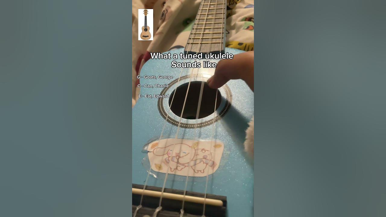 What a tuned ukulele sounds like #ukulele #tuning #tutorial #music #easy