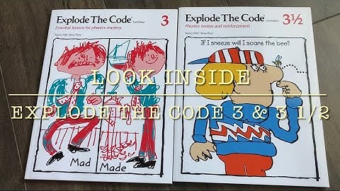 Look Inside Explode the Code 3 & 3 1/2