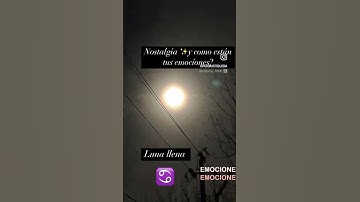 Thumbnail of #lunallena #cancer#astrologia #musica #sentimentos #nostalgia