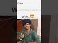 Java 😵💫Vs Python 🐍😎#shorts#python #java #trending #viral#beginners#helloworld