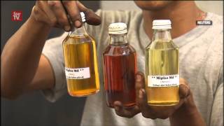 Indonesian man turns plastic waste into fuel