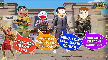 😭 Random Conqueror Player Call Me Noob And I challenge for tdm Room 1vs3 | PUBG MOBILE | PART 1