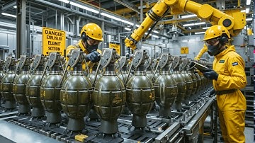 HOW EXPLOSIVES ARE MADE 💣 | INDUSTRIAL PROCESS 🏭