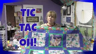 Easy Peasy 3 Yard Quilt Tutorial Using The Tic Tac Pattern  Panel Friendly
