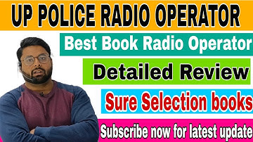 UP POLICE RADIO OPERATOR BEST BOOKS | Best book for assistant Operator, workshop head Operator