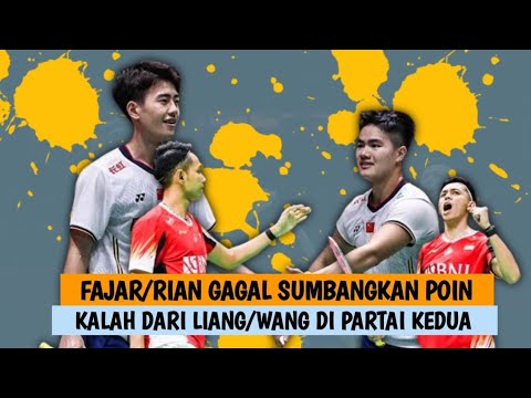 Fajri Kalah dari Liang/Wang, Indonesia Tertinggal 0-2 dari China di Final Thomas Cup 2024
