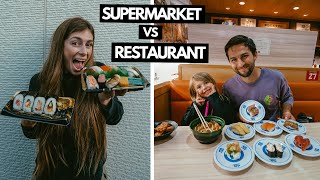 Sushi Train vs. Supermarket Sushi